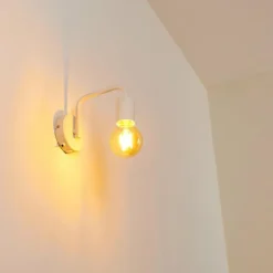 hofstein Appliques|Applique murale Valocolla Blanc, 1 lumière