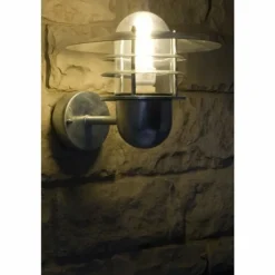 Applique Nordlux Agger Acier inoxydable, Transparent, 1 lumière
