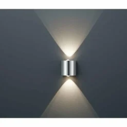 Luminaires Trio Éclairage Led|Applique Trio WALES LED Nickel mat, 2 lumières