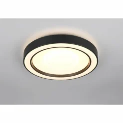 Luminaires Reality Éclairage Led|Arco Plafonnier LED Noir, 1 lumière, Télécommandes, Changeur de couleurs