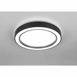 Luminaires Reality Éclairage Led|Arco Plafonnier LED Noir, 1 lumière, Télécommandes, Changeur de couleurs