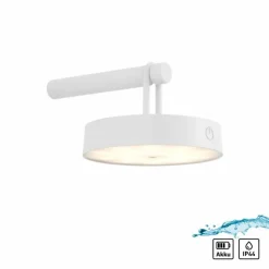Luminaires Leuchten Direkt Suspensions|ARMA Suspension LED Blanc, 1 lumière