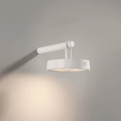 Luminaires Leuchten Direkt Suspensions|ARMA Suspension LED Blanc, 1 lumière