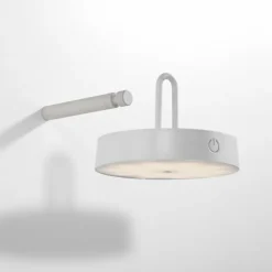 Luminaires Leuchten Direkt Suspensions|ARMA Suspension LED Blanc, 1 lumière