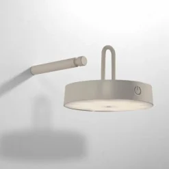 Luminaires Leuchten Direkt Éclairage Led|ARMA Suspension LED Gris, 1 lumière
