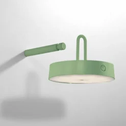 Luminaires Leuchten Direkt Éclairage Led|ARMA Suspension LED Vert, 1 lumière
