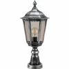 Arrach Lampadaire Luminaires LCD Noir, Argenté, 1 lumière