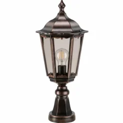 Arrach Lampadaire Luminaires LCD Cuivre, Noir, 1 lumière