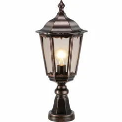 Arrach Lampadaire Luminaires LCD Cuivre, Noir, 1 lumière