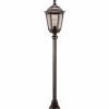 Arrach Lampadaire Luminaires LCD Cuivre, Noir, 1 lumière
