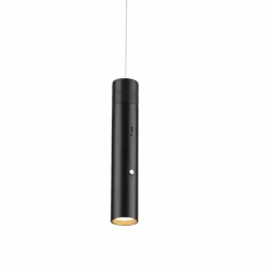 Luminaires Leuchten Direkt Suspensions|ATTACH Suspension LED Noir, 1 lumière