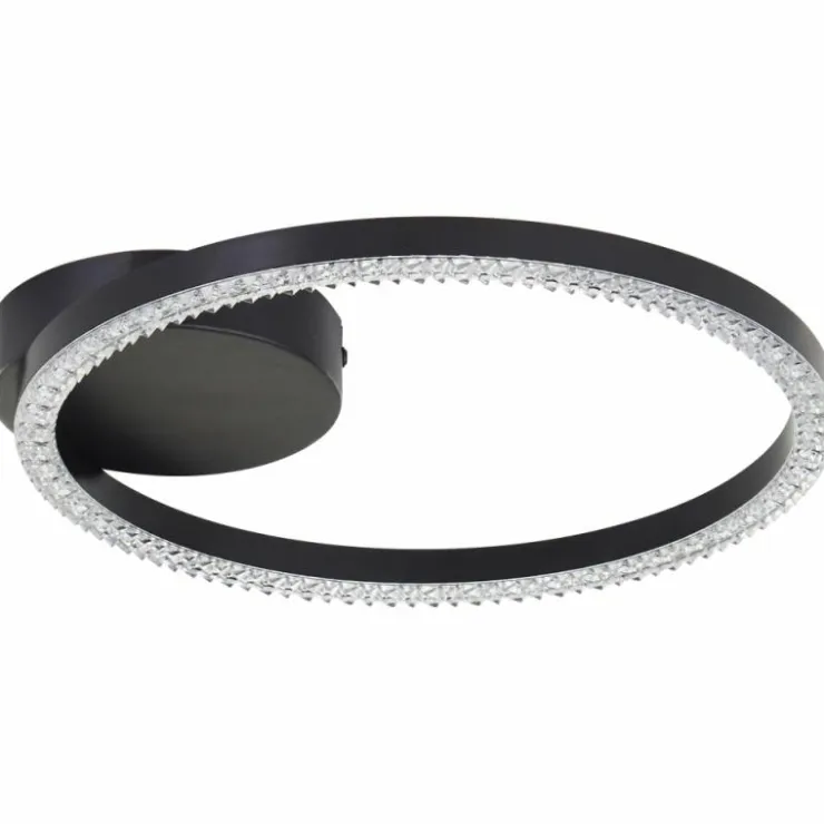 Luminaires Brilliant Éclairage Led|Aurelia Plafonnier LED Noir, 1 lumière