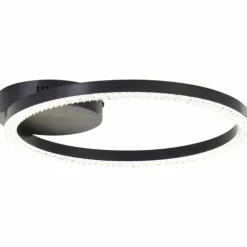 Luminaires Brilliant Éclairage Led|Aurelia Plafonnier LED Noir, 1 lumière