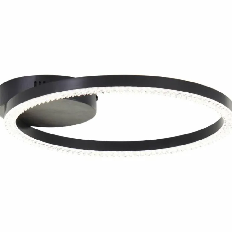Luminaires Brilliant Éclairage Led|Aurelia Plafonnier LED Noir, 1 lumière
