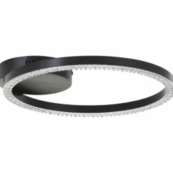 Luminaires Brilliant Éclairage Led|Aurelia Plafonnier LED Noir, 1 lumière