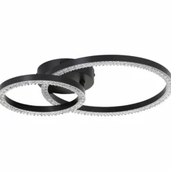 Luminaires Brilliant Éclairage Led|Aurelia Plafonnier LED Noir, 1 lumière