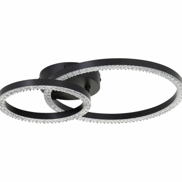Luminaires Brilliant Éclairage Led|Aurelia Plafonnier LED Noir, 1 lumière