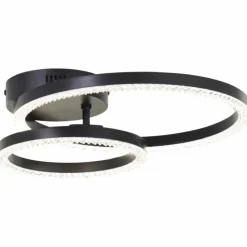 Luminaires Brilliant Éclairage Led|Aurelia Plafonnier LED Noir, 1 lumière