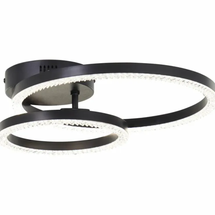 Luminaires Brilliant Éclairage Led|Aurelia Plafonnier LED Noir, 1 lumière