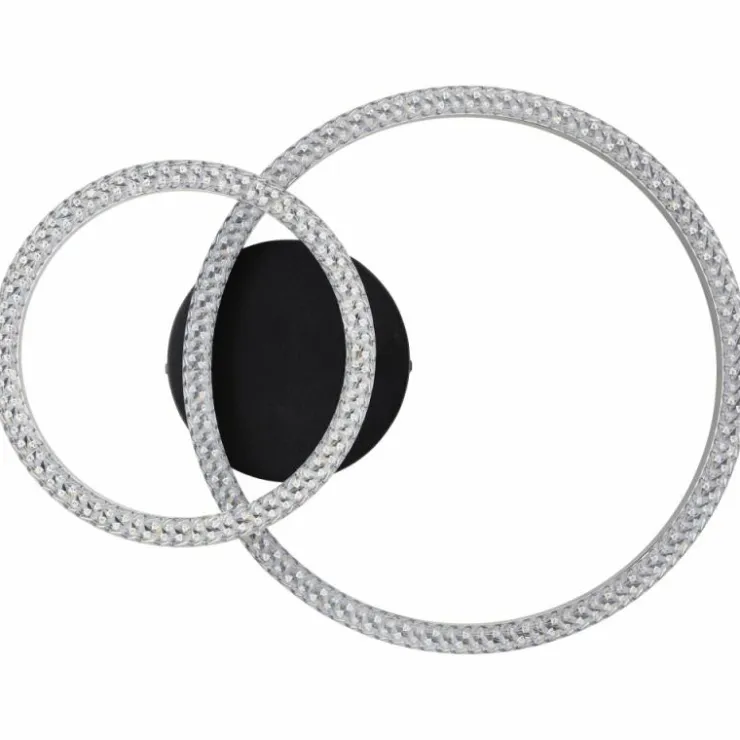 Luminaires Brilliant Éclairage Led|Aurelia Plafonnier LED Noir, 1 lumière