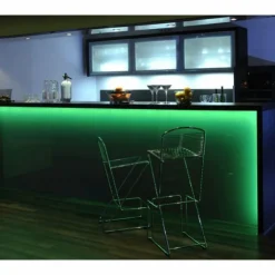 Luminaires Leuchten Direkt Rubans Led|Bandes LED Leuchten Direkt TEANIA Transparent, 1 lumière, Télécommandes, Changeur de couleurs