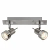 Luminaires Brilliant Spots Et Projecteurs|Barre de spots Brilliant Leuchten Kassandra Chrome, 2 lumières