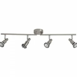 Luminaires Brilliant Spots Et Projecteurs|Barre de spots Brilliant Leuchten Ryan Chrome, Blanc, 4 lumières