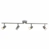 Luminaires Brilliant Éclairage Led|Barre de spots Brilliant Wesley LED Chrome, 4 lumières