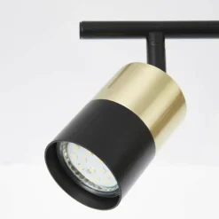 Luminaires Brilliant Spots Et Projecteurs|Barre de spots Brilliant Maribel Laiton, Noir, 2 lumières