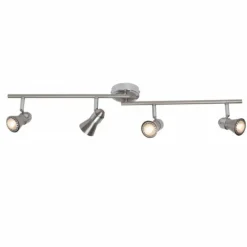 Luminaires Brilliant Spots Et Projecteurs|Barre de spots Brilliant Sanny Fer, 4 lumières