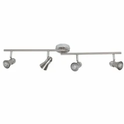 Luminaires Brilliant Spots Et Projecteurs|Barre de spots Brilliant Sanny Fer, 4 lumières