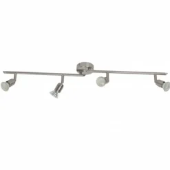 Luminaires Brilliant Spots Et Projecteurs|Barre de spots Brilliant Loona, 4 lumières
