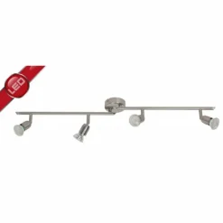 Luminaires Brilliant Spots Et Projecteurs|Barre de spots Brilliant Loona, 4 lumières