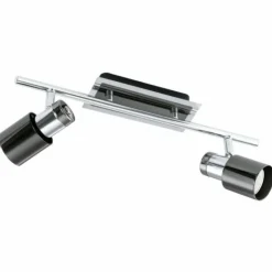 Luminaires Eglo Spots Et Projecteurs|Barre de spots Eglo DAVIDA 1 Nickel mat, 2 lumières
