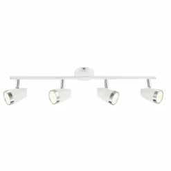 Luminaires Globo Lighting Spots Et Projecteurs|Barre de spots Globo LED Blanc, 4 lumières