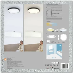 Luminaires Ledvance Éclairage Led|Bathroom Luminaire de salle de bain LED Noir, 1 lumière