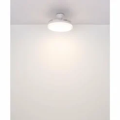 Beliz Ventilateur de plafond lumineux Luminaires Globo Lighting LED Blanc, 1 lumière, Télécommandes