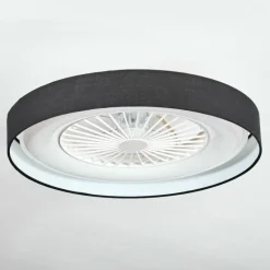 Benasal Plafonnier, Ventilateur de plafond lumineux LED Blanc, 1 lumière, Télécommandes
