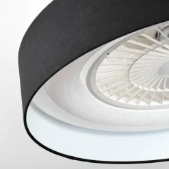 Benesal Plafonnier, Ventilateur de plafond lumineux LED Blanc, 1 lumière, Télécommandes