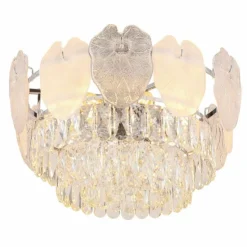 Luminaires Globo Lighting Plafonniers|Benjamin Plafonnier Chrome, 8 lumières