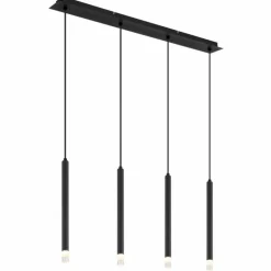 Luminaires Globo Lighting Suspensions|Blake Suspension Noir, 4 lumières