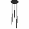 Luminaires Globo Lighting Suspensions|Blake Suspension Noir, 5 lumières