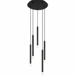 Luminaires Globo Lighting Suspensions|Blake Suspension Noir, 5 lumières