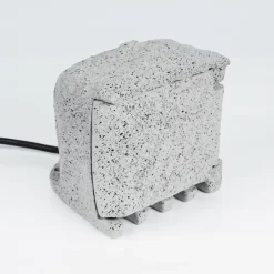 Bloc de prises électriques d'extérieur Tinú Noir, Pierre