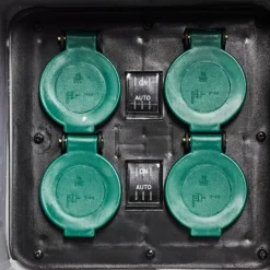 Bloc de prises électriques d'extérieur Tinú Noir