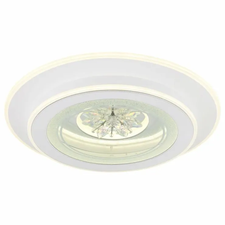Luminaires Globo Lighting Éclairage Led|Bluma Plafonnier LED Blanc, 1 lumière, Télécommandes