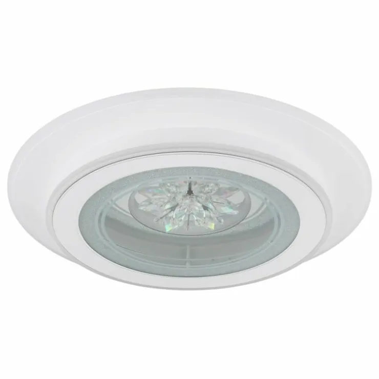 Luminaires Globo Lighting Éclairage Led|Bluma Plafonnier LED Blanc, 1 lumière, Télécommandes