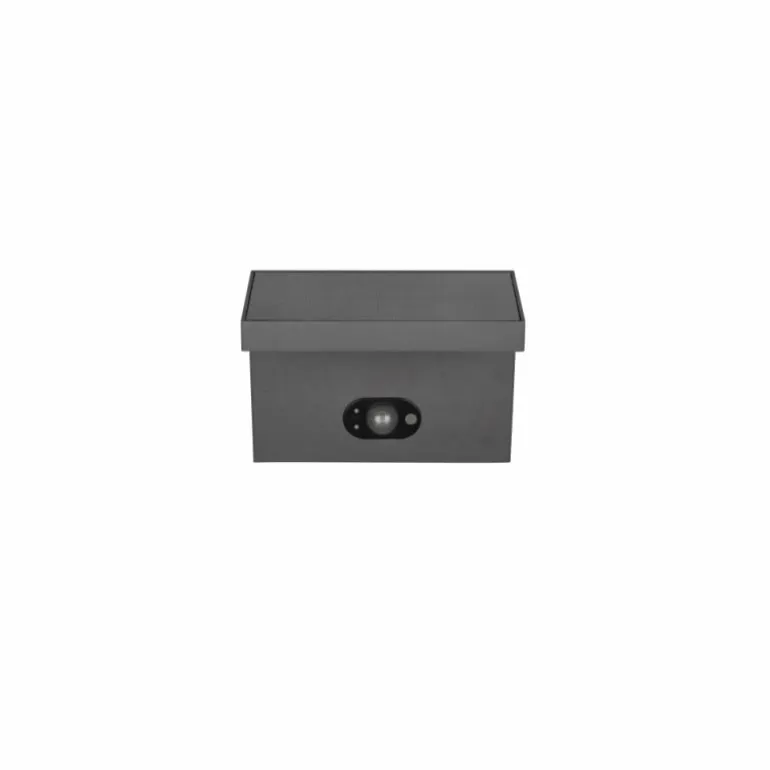 Blyde Applique murale Luminaires Trio LED Anthracite, 1 lumière, Détecteur de mouvement