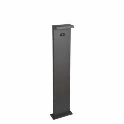 Blyde Lampadaire d'extérieur Luminaires Trio LED Anthracite, 1 lumière, Détecteur de mouvement