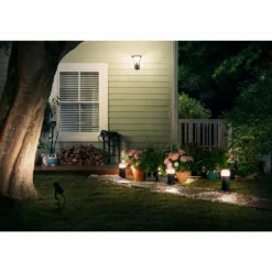 Borne d'éclairage, kit d'extension Philips Hue Ambiance White & Color Calla LED Noir, 1 lumière, Changeur de couleurs